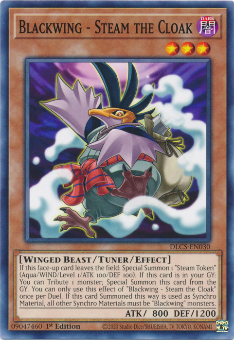 Blackwing - Steam the Cloak [DLCS-EN030] Common Yu-Gi-Oh!