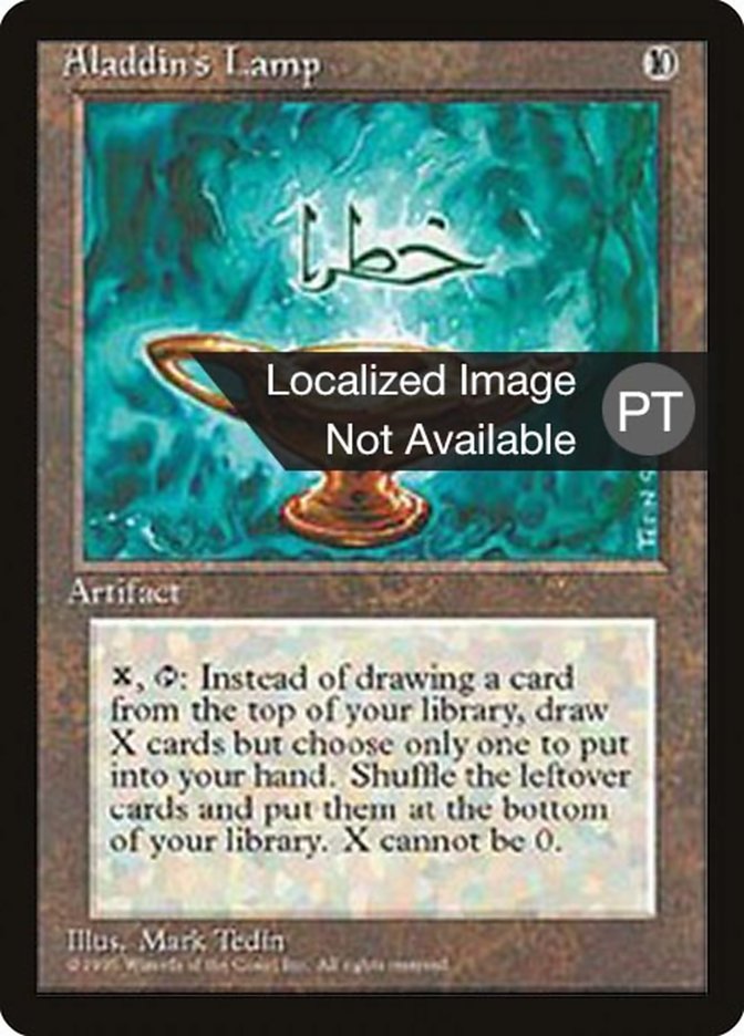 Aladdin's Lamp [Fourth Edition (Foreign Black Border)] Magic: The Gathering