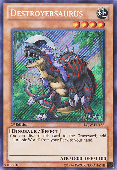 Destroyersaurus [LCJW-EN158] Secret Rare Yu-Gi-Oh!