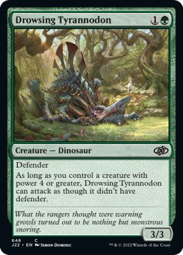 Drowsing Tyrannodon [Jumpstart 2022] Magic: The Gathering