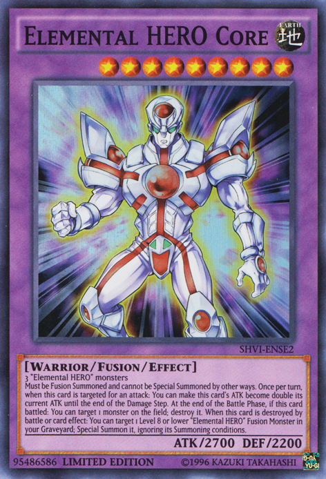 Elemental Hero Core [SHVI-ENSE2] Super Rare Yu-Gi-Oh!