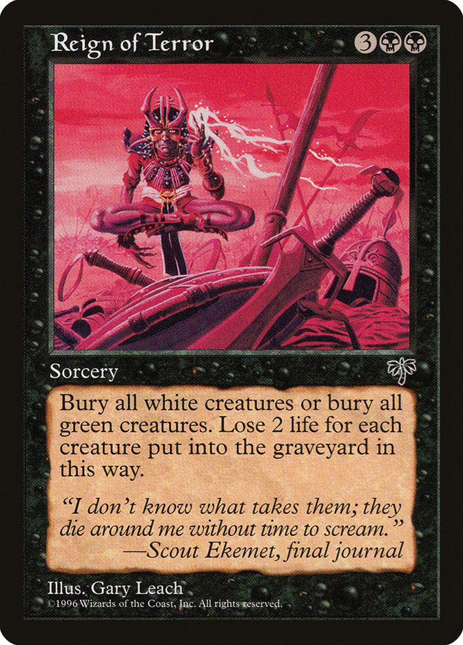 Reign of Terror [Mirage] Magic: The Gathering