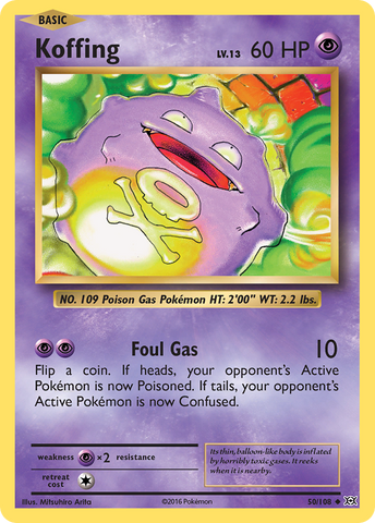 Koffing (50/108) [XY: Evolutions] Pokémon