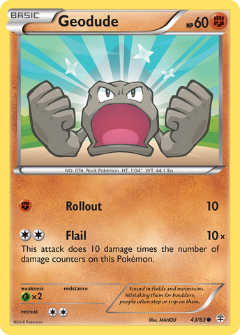 Geodude (43/83) [XY: Generations] Pokémon