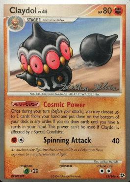 Claydol LV.45 (15/106) (Luxdrill - Stephen Silvestro) [World Championships 2009] Pokémon