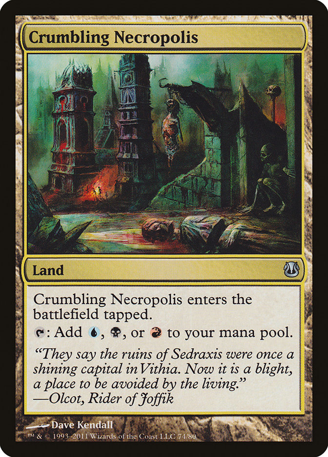 Crumbling Necropolis [Duel Decks: Ajani vs. Nicol Bolas] Magic: The Gathering
