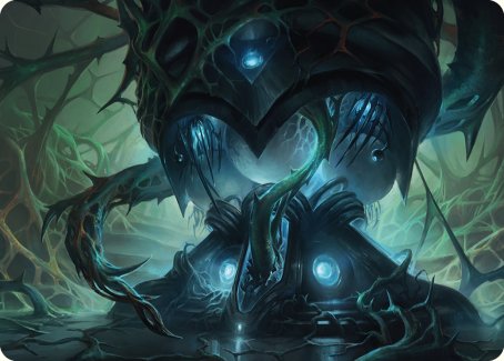 Expand the Sphere Art Card [Phyrexia: All Will Be One Art Series] Magic: The Gathering