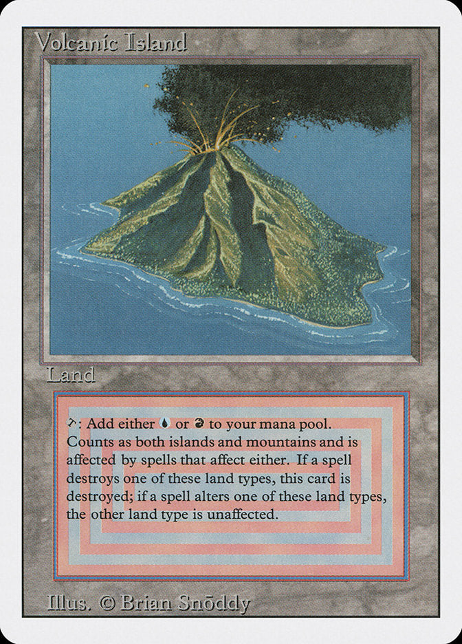 Volcanic Island [Revised Edition] Magic: The Gathering