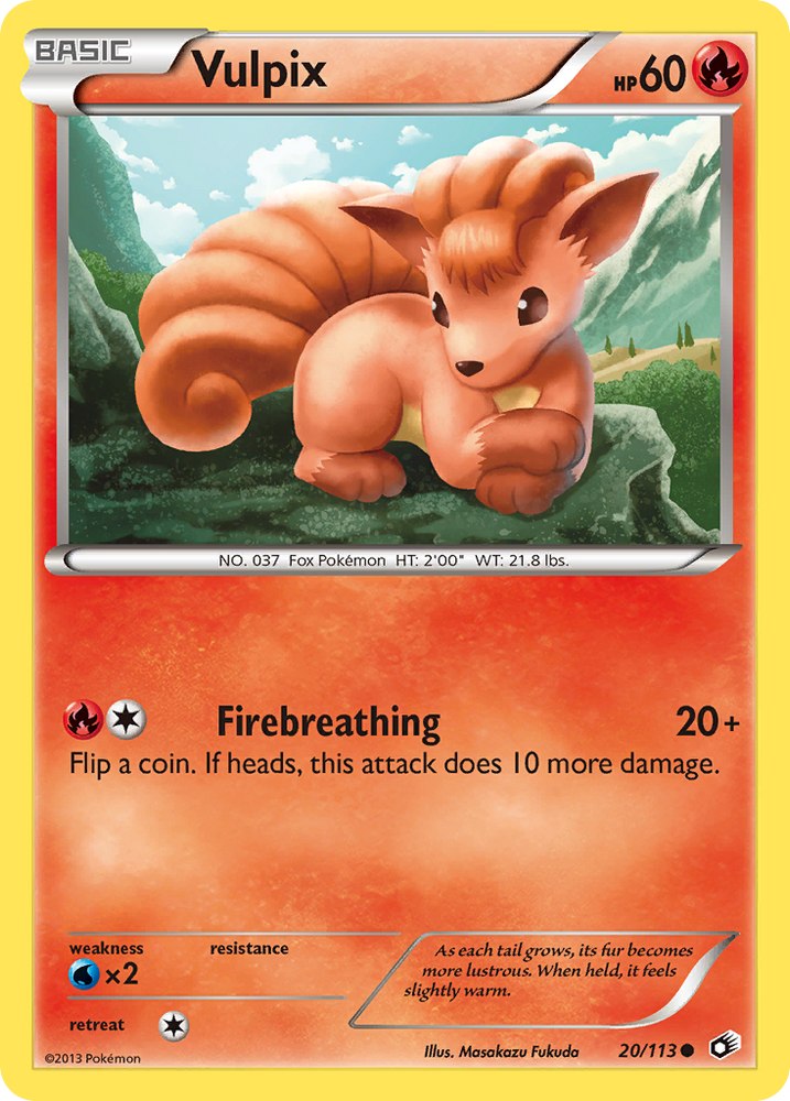 Vulpix (20/113) [Black & White: Legendary Treasures] Pokémon