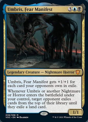 Umbris, Fear Manifest [Innistrad: Crimson Vow Commander] Magic: The Gathering