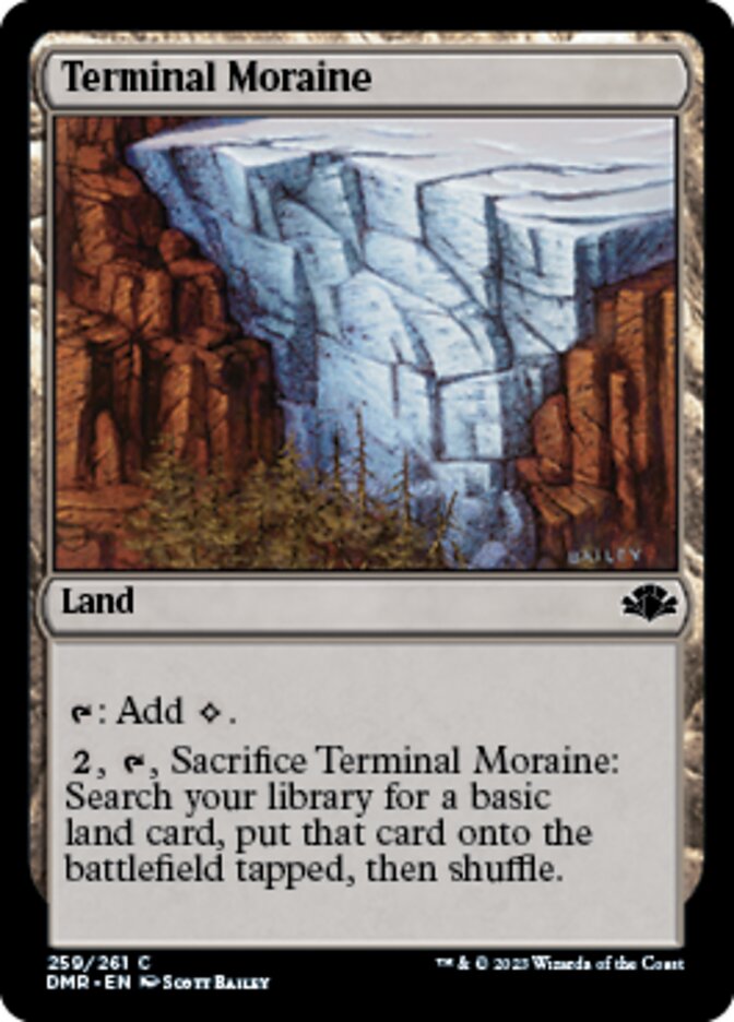 Terminal Moraine [Dominaria Remastered] Magic: The Gathering