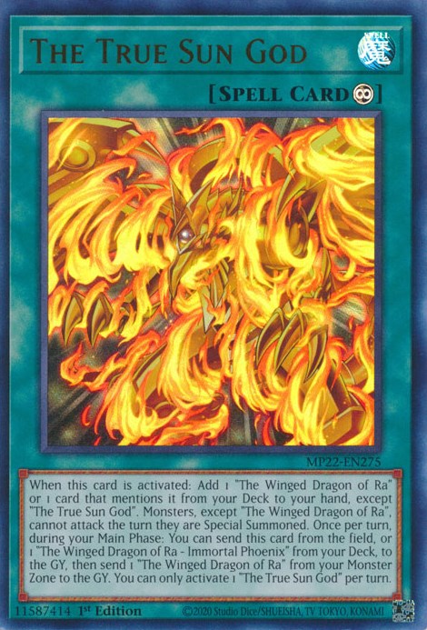 The True Sun God [MP22-EN275] Ultra Rare Yu-Gi-Oh!