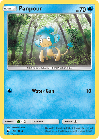 Panpour (36/147) [Sun & Moon: Burning Shadows] Pokémon