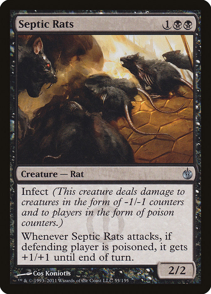 Septic Rats [Mirrodin Besieged] Magic: The Gathering
