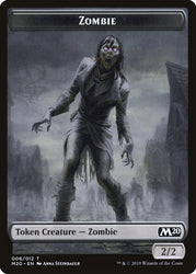 Soldier // Zombie Double-Sided Token [Game Night 2019 Tokens] Magic: The Gathering