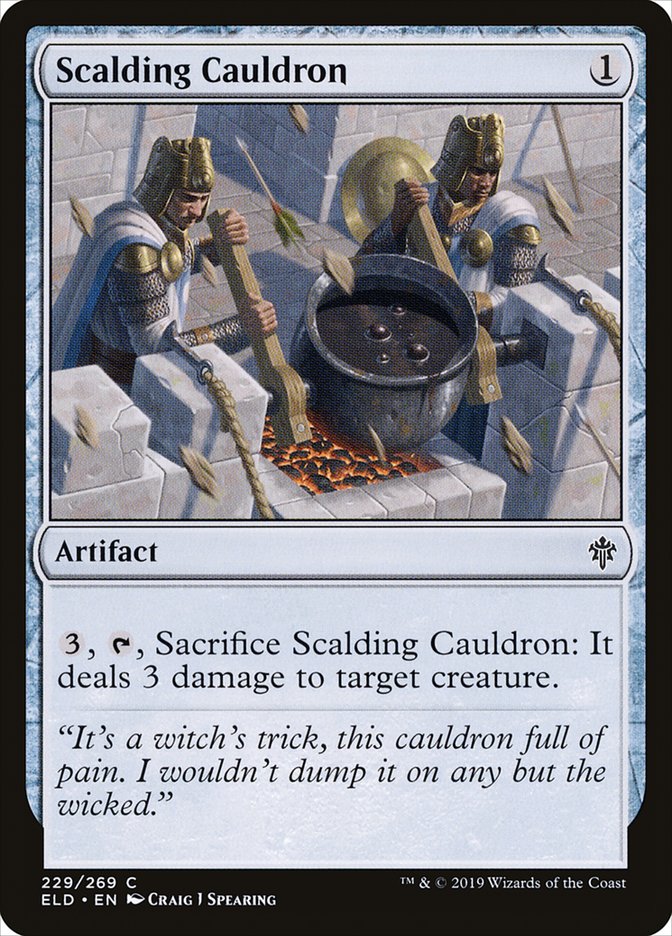 Scalding Cauldron [Throne of Eldraine] Magic: The Gathering