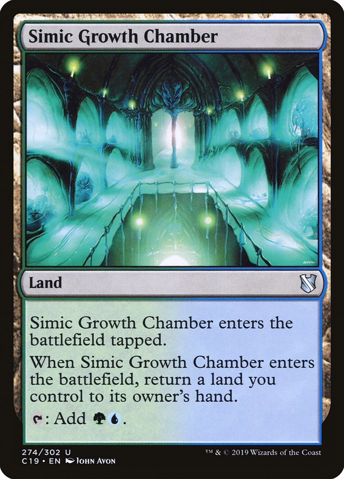 Simic Growth Chamber [Commander 2019] Magic: The Gathering