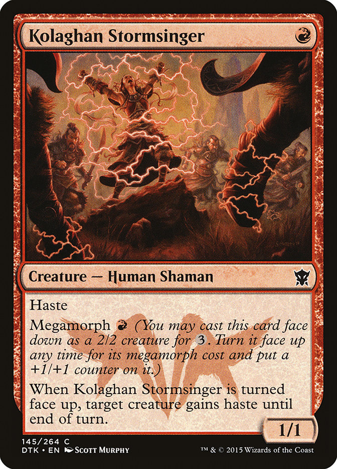 Kolaghan Stormsinger [Dragons of Tarkir] Magic: The Gathering