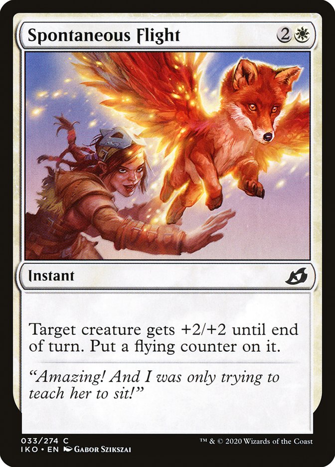 Spontaneous Flight [Ikoria: Lair of Behemoths] Magic: The Gathering