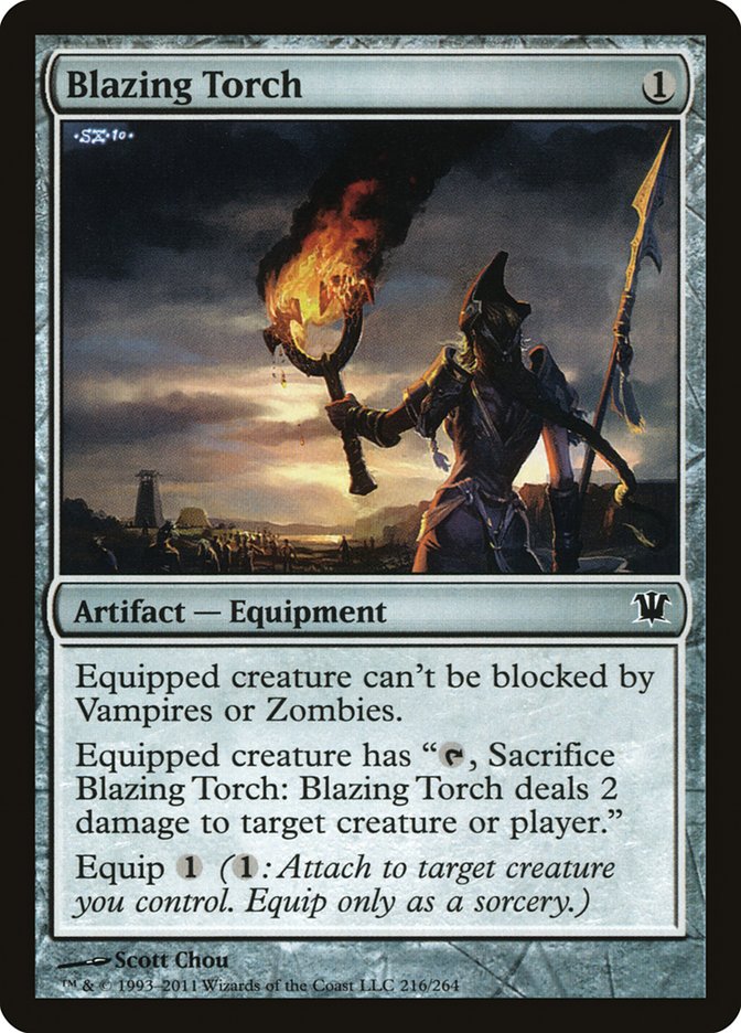Blazing Torch [Innistrad] Magic: The Gathering