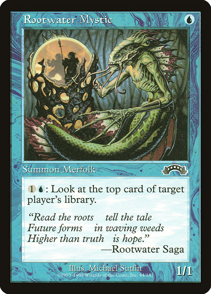Rootwater Mystic [Exodus] Magic: The Gathering