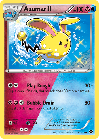 Azumarill (77/114) [XY: Steam Siege] Pokémon