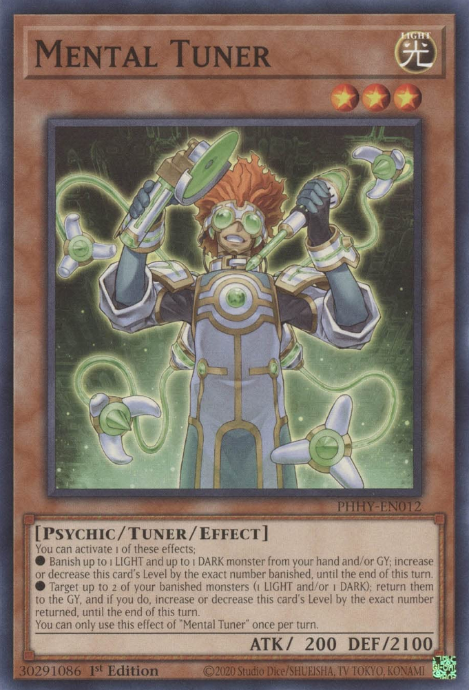 Mental Tuner [PHHY-EN012] Common Yu-Gi-Oh!