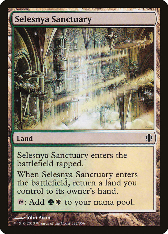 Selesnya Sanctuary [Commander 2013] Magic: The Gathering