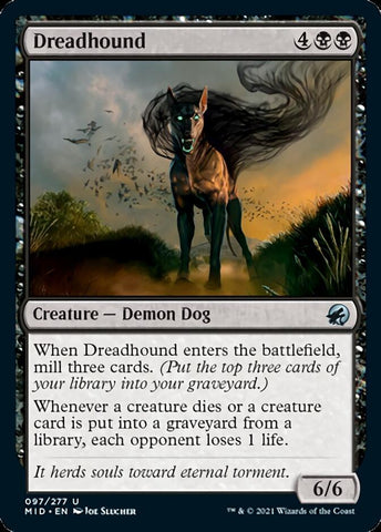 Dreadhound [Innistrad: Midnight Hunt] Magic: The Gathering