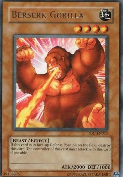 Berserk Gorilla [IOC-EN013] Rare Yu-Gi-Oh!