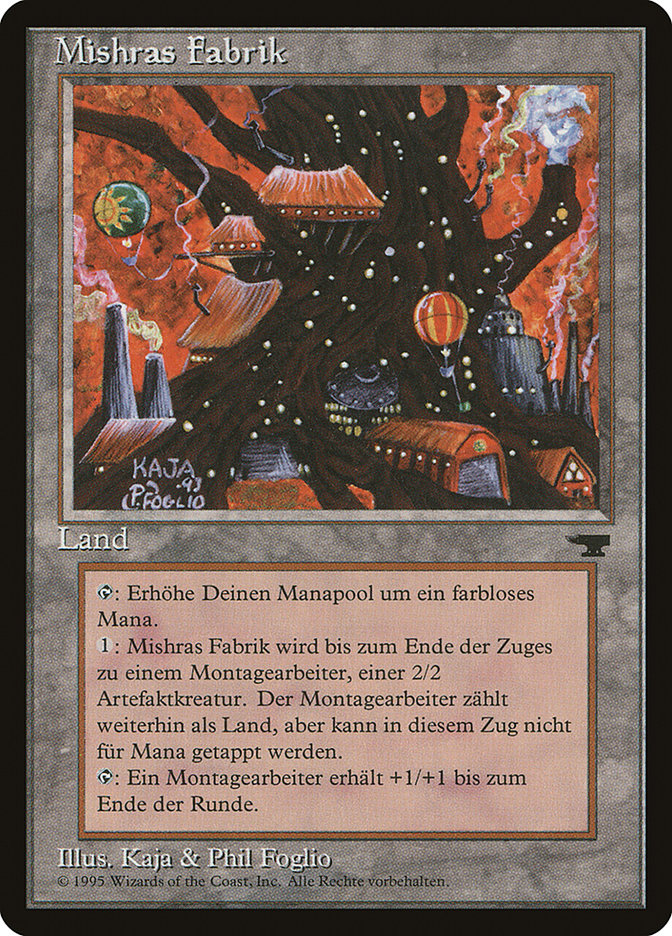 Mishra's Factory (German) - "Mishras Fabrik" [Renaissance] Magic: The Gathering