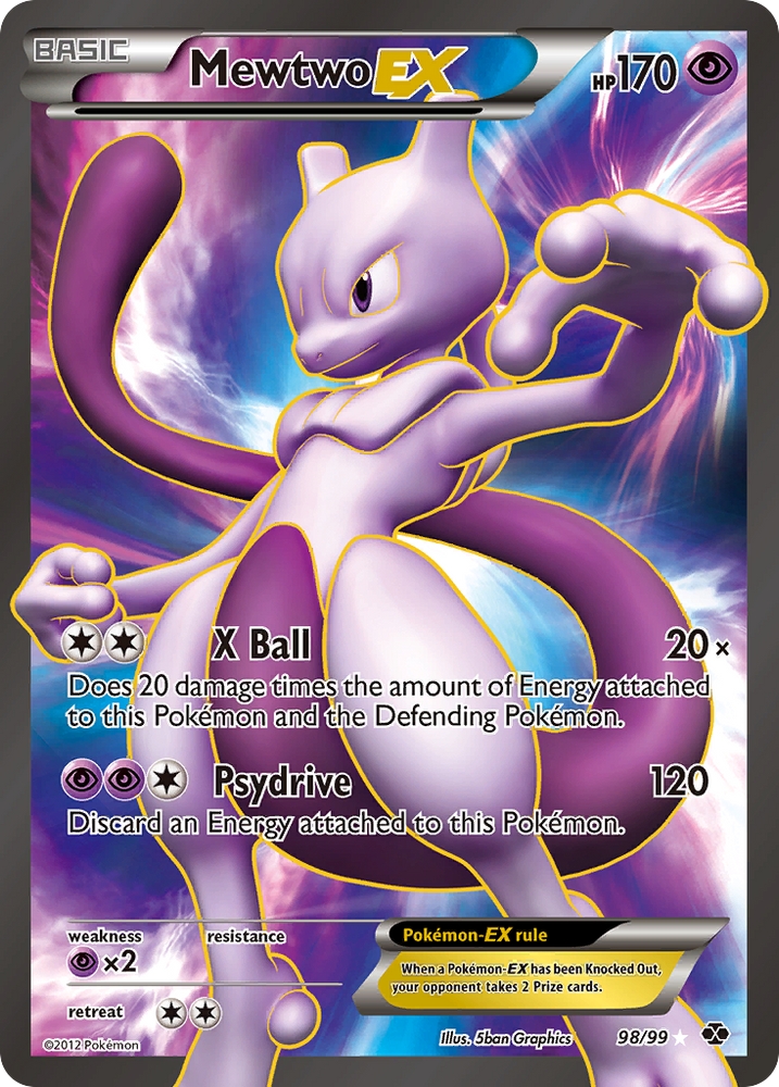 Mewtwo EX (98/99) [Black & White: Next Destinies] Pokémon