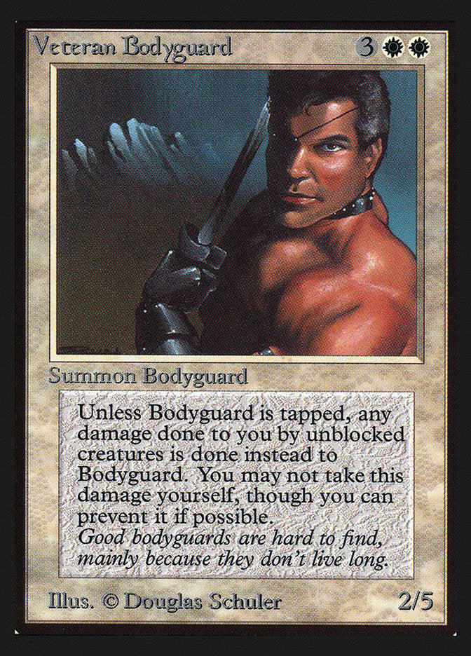 Veteran Bodyguard [International Collectors' Edition] Magic: The Gathering