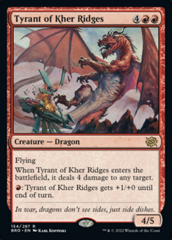 Tyrant of Kher Ridges [The Brothers' War] Magic: The Gathering