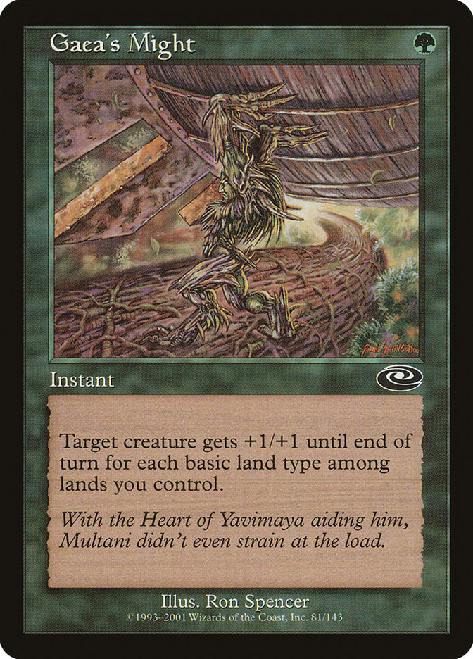 Gaea's Might [Planeshift] Magic: The Gathering