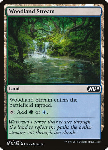 Woodland Stream [Core Set 2019] Magic: The Gathering