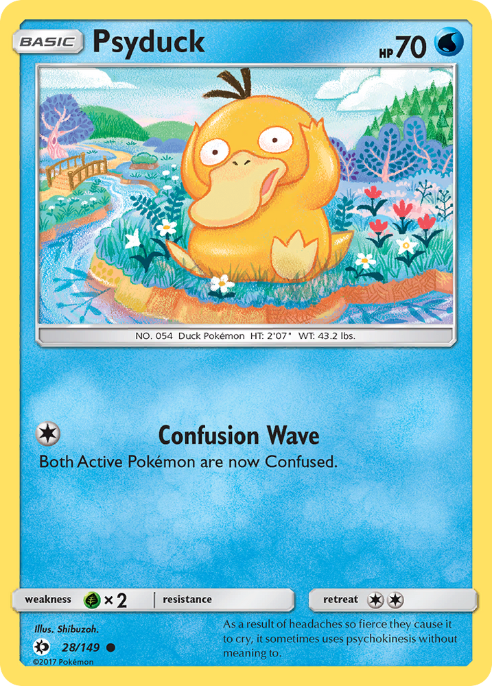 Psyduck (28/149) [Sun & Moon: Base Set] Pokémon