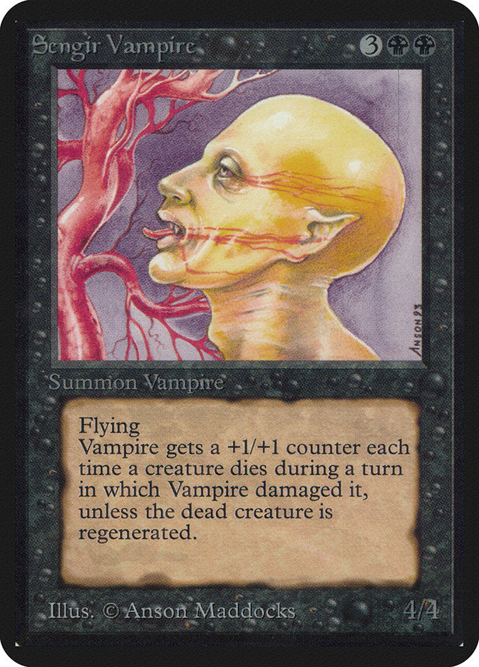 Sengir Vampire [Alpha Edition] Magic: The Gathering