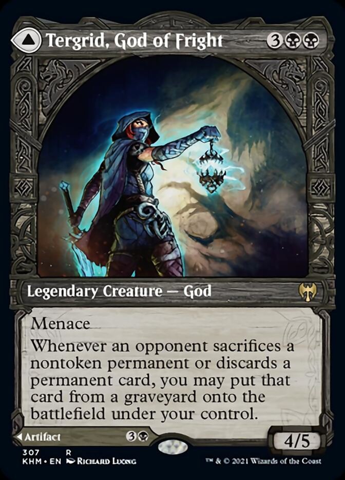 Tergrid, God of Fright // Tergrid's Lantern (Showcase) [Kaldheim] Magic: The Gathering