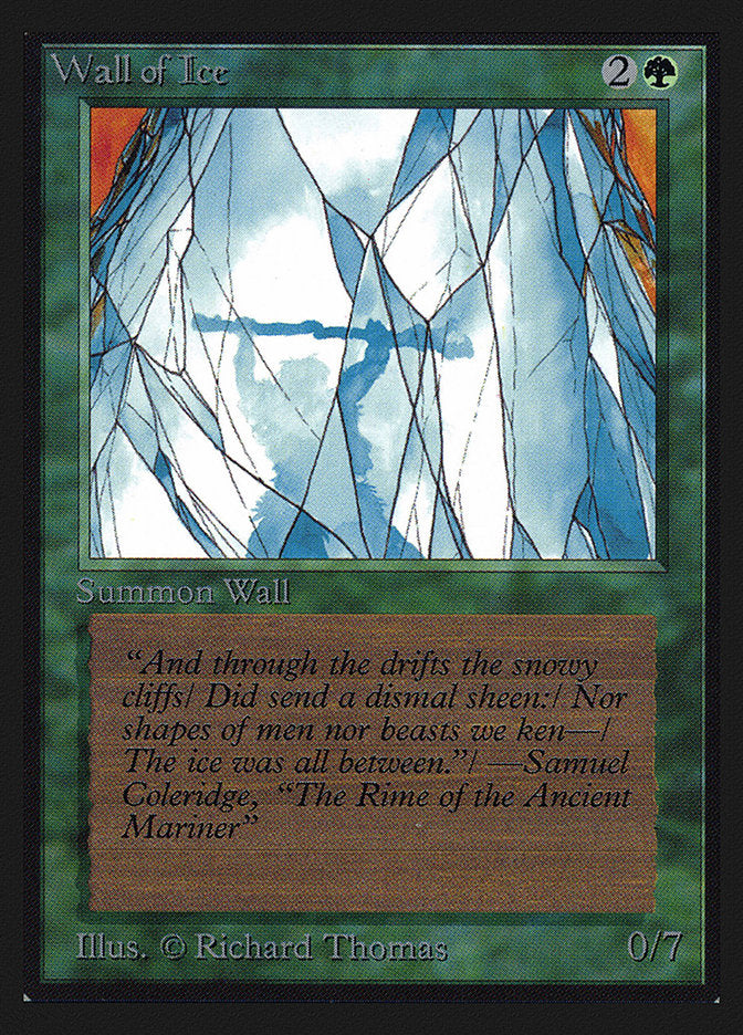 Wall of Ice [International Collectors' Edition] Magic: The Gathering
