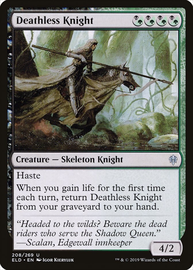 Deathless Knight [Throne of Eldraine] Magic: The Gathering