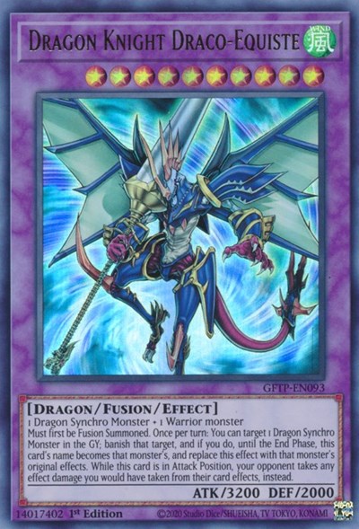 Dragon Knight Draco-Equiste [GFTP-EN093] Ultra Rare Yu-Gi-Oh!