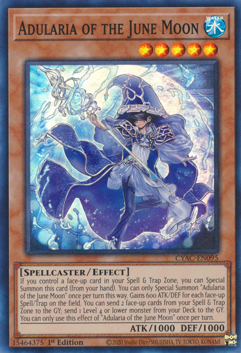 Adularia of the June Moon [CYAC-EN095] Super Rare Yu-Gi-Oh!