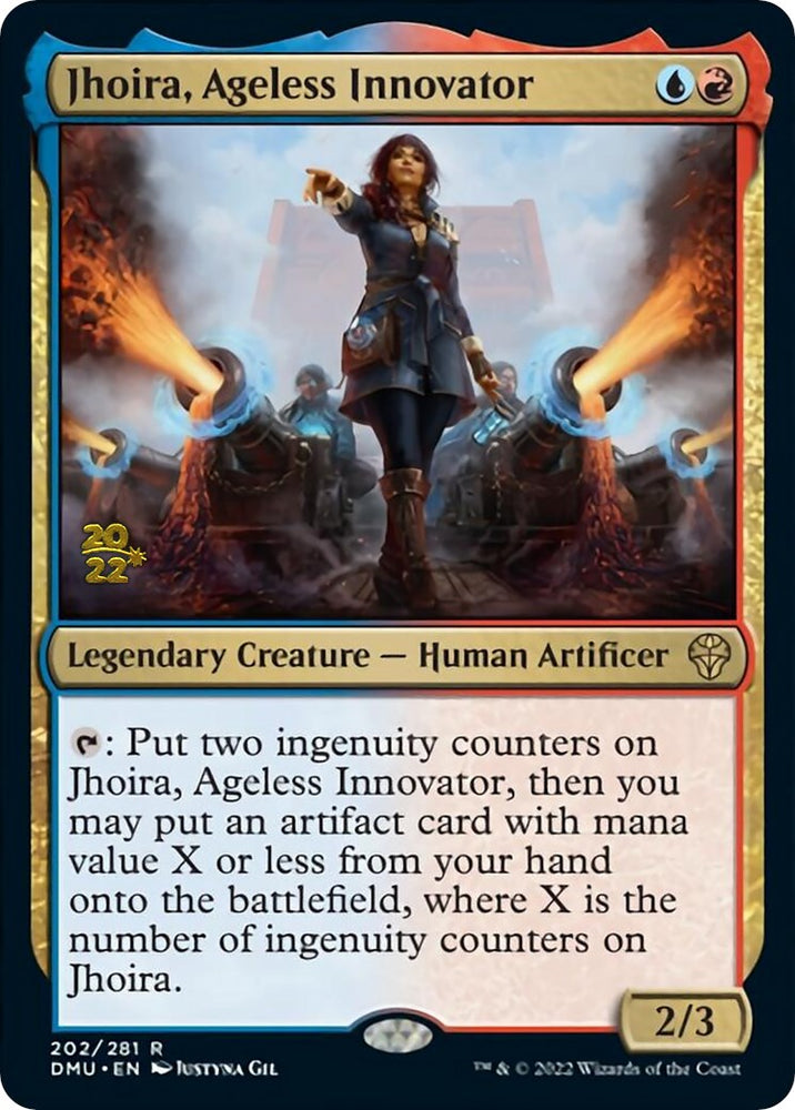 Jhoira, Ageless Innovator [Dominaria United Prerelease Promos] Magic: The Gathering