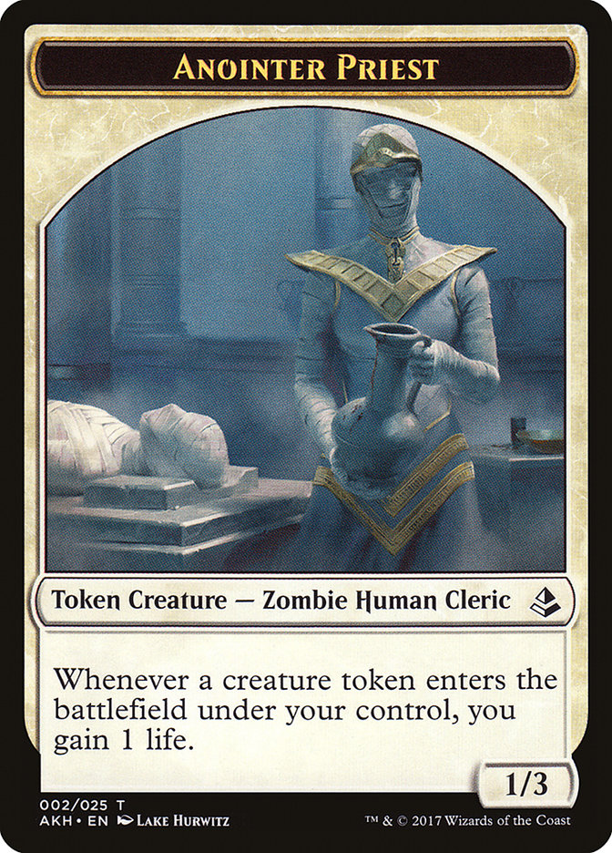 Anointer Priest Token [Amonkhet Tokens] Magic: The Gathering