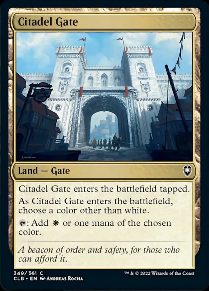 Citadel Gate [Commander Legends: Battle for Baldur's Gate] Magic: The Gathering