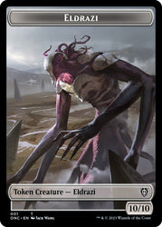 Soldier (017) // Eldrazi Double-Sided Token [Phyrexia: All Will Be One Commander Tokens] Magic: The Gathering