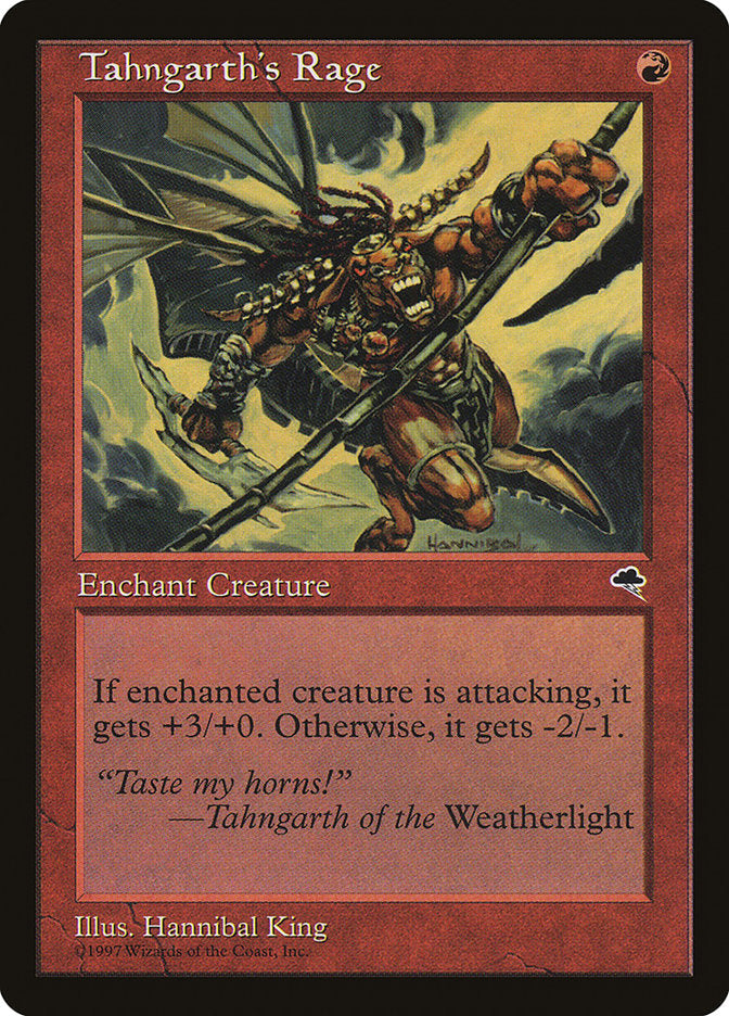 Tahngarth's Rage [Tempest] Magic: The Gathering