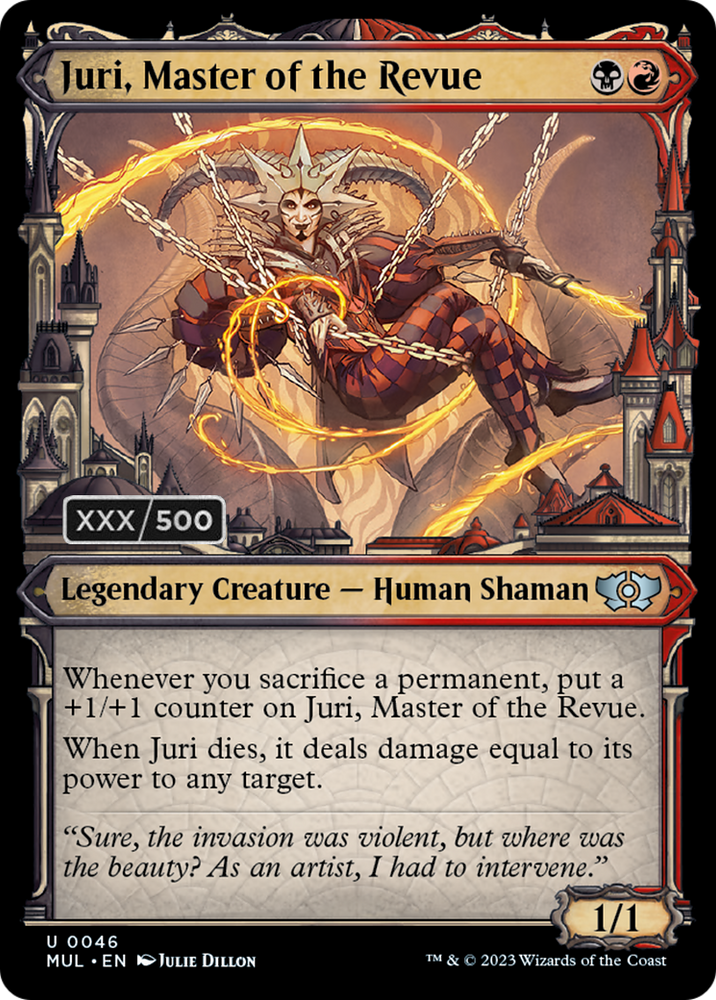 Juri, Master of the Revue (Serialized) [Multiverse Legends] Magic: The Gathering