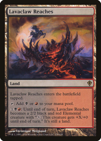 Lavaclaw Reaches [Worldwake] Magic: The Gathering